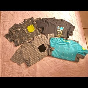 4 bundle t-shirts different brands, size L and M